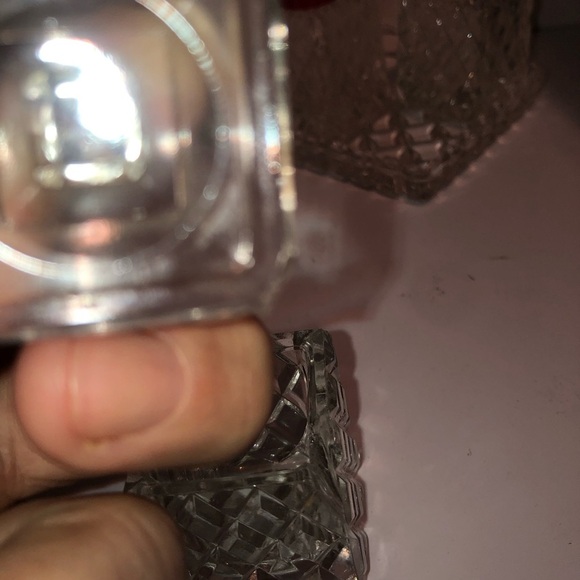 Vintage Glass Salt and Pepper Shaker three piece set on tray- anchor hocking - Picture 10 of 16